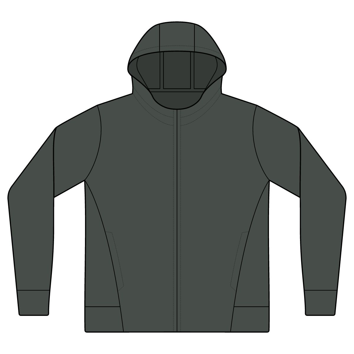 HOODZYN Essential Zip Hoodie Back